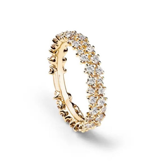 Shimmer Sterling Silver Ring for Women