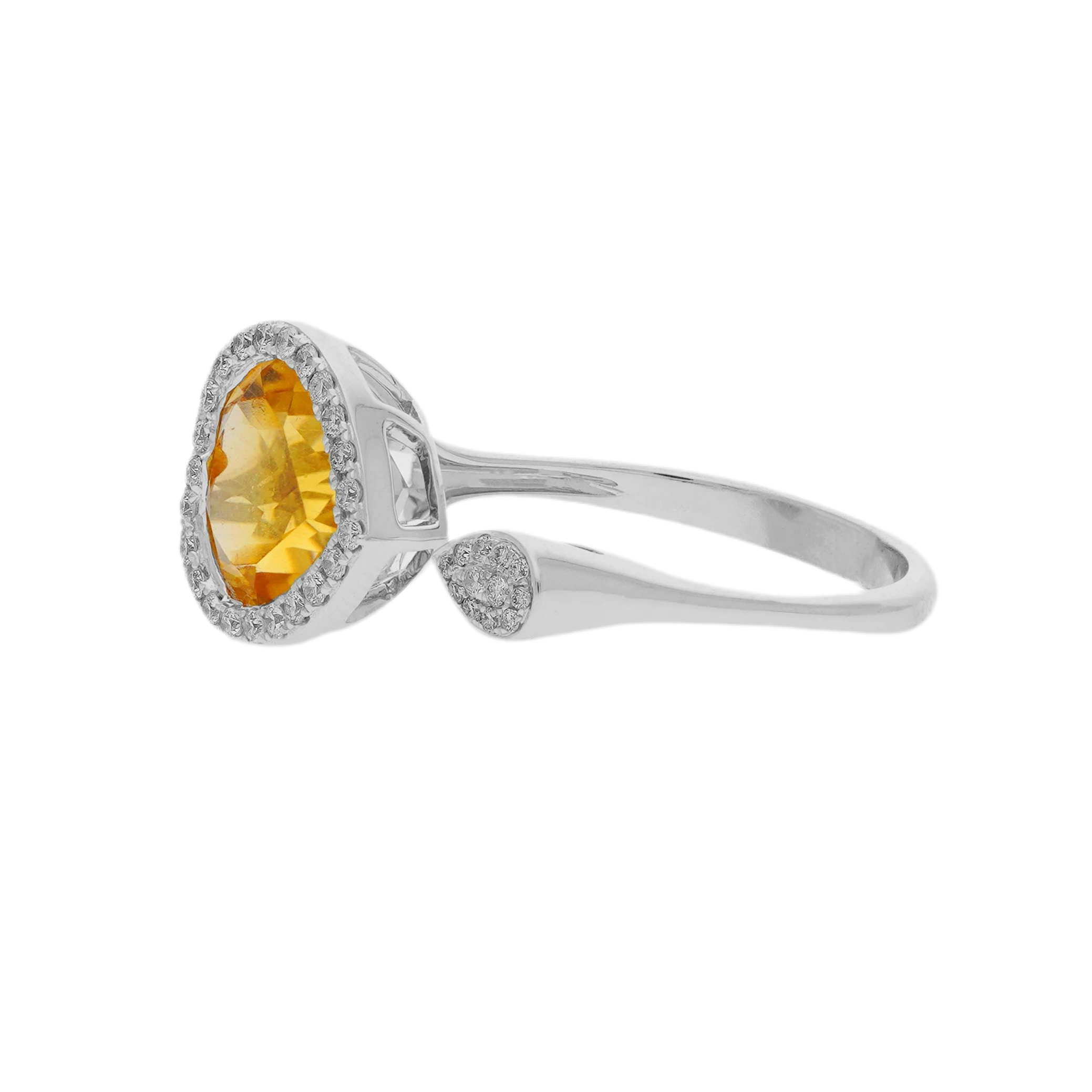 Heart of Gold Sterling Silver Ring for Women Heart of Gold Sterling Silver Ring for Women