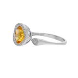 Heart of Gold Sterling Silver Ring for Women Heart of Gold Sterling Silver Ring for Women