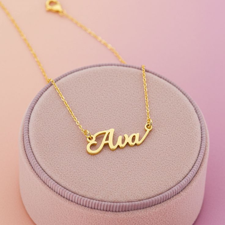 Custom Letter Name Silver Necklace Custom Letter Name Silver Necklace