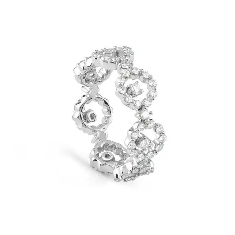 Glitter Trail Sterling Silver Ring for Women Glitter Trail Sterling Silver Ring for Women