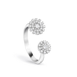 Open Daisy Sterling Silver Ring for Women Open Daisy Sterling Silver Ring for Women
