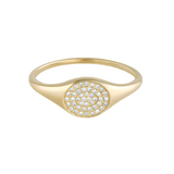 Dazzle Disc Sterling Silver Ring for Women Dazzle Disc Sterling Silver Ring for Women