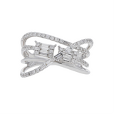 Glam Twist Sterling Silver Ring for Women Glam Twist Sterling Silver Ring for Women