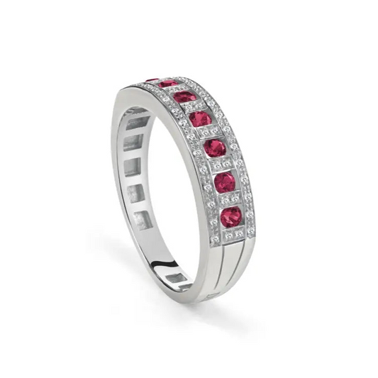 Ballet Bloom Sterling Silver Ring for Women