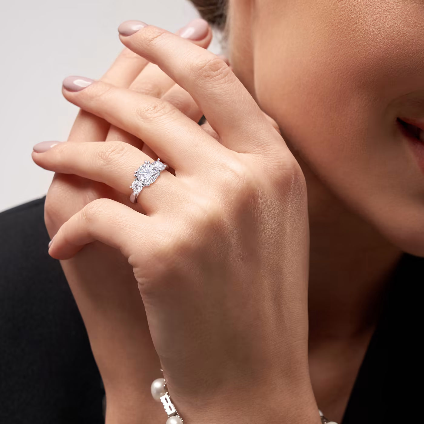 Eternity Sterling Silver Ring for Women Eternity Sterling Silver Ring for Women