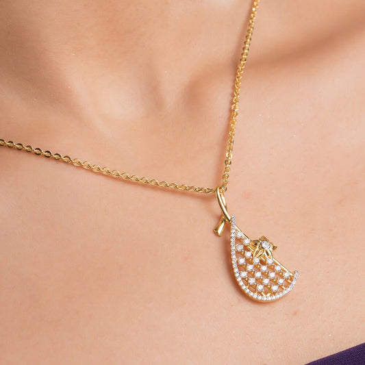 Delicate 92.5 silver locket necklace perfect for girls