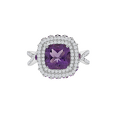 Royal Orchid Sterling Silver Ring for Women Royal Orchid Sterling Silver Ring for Women