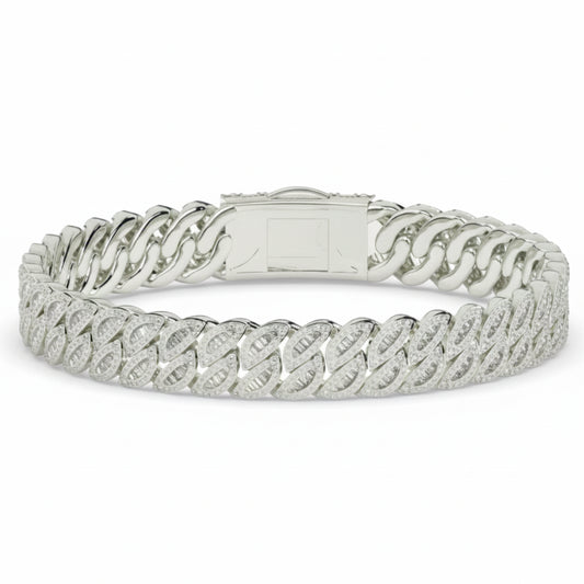 Elysian Men's Silver Bracelet036