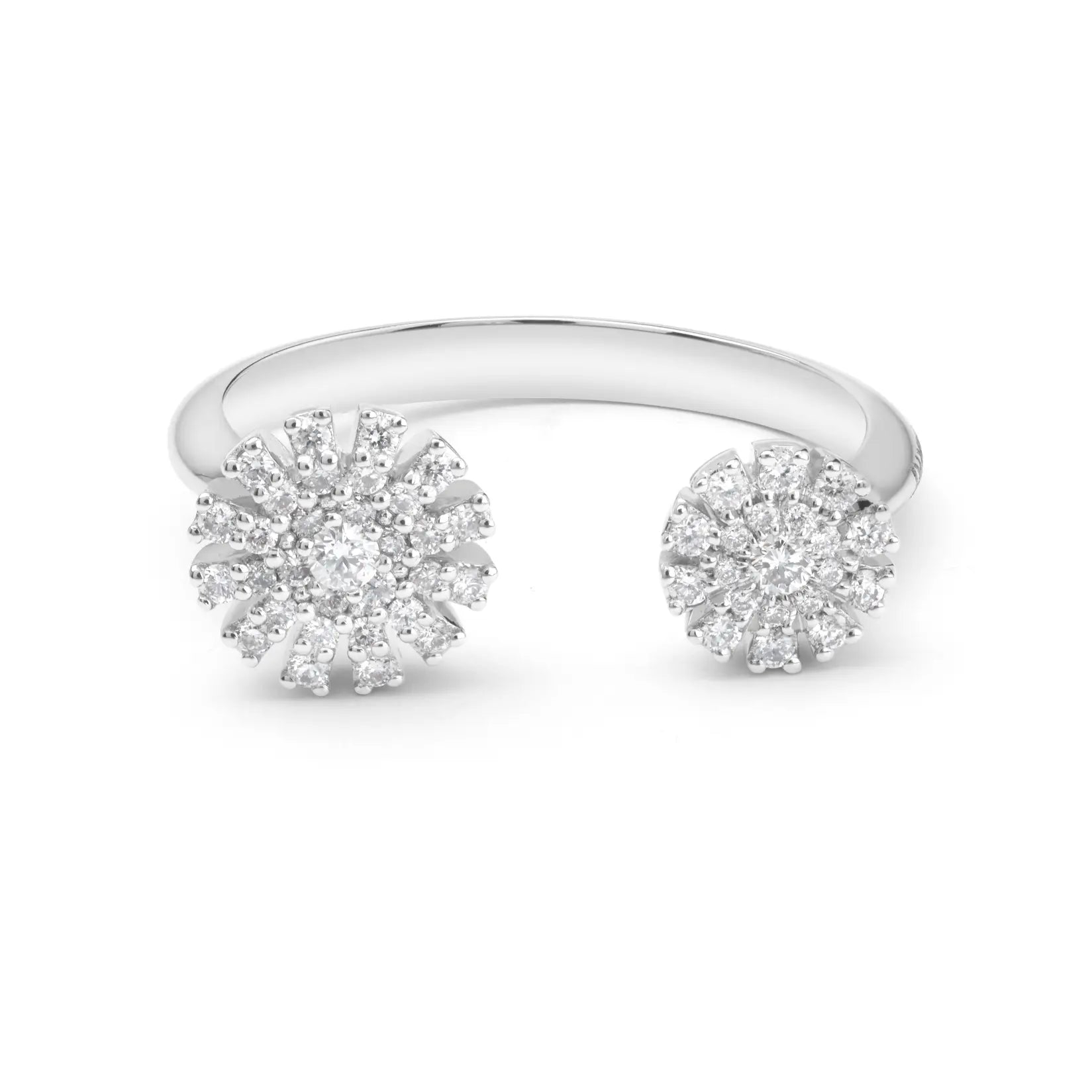 Open Daisy Sterling Silver Ring for Women Open Daisy Sterling Silver Ring for Women
