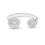 Open Daisy Sterling Silver Ring for Women Open Daisy Sterling Silver Ring for Women