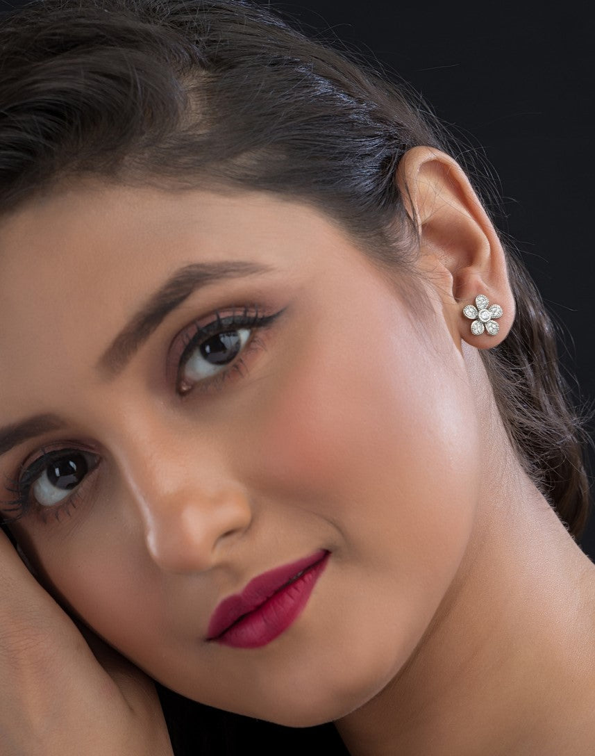 Flower design chandi ki earring for girls  Flower design chandi ki earring for girls