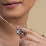 Luxaore Latest Design Pure 92.5 Sterling Silver Necklace for Women Luxaore Latest Design Pure 92.5 Sterling Silver Necklace for Women