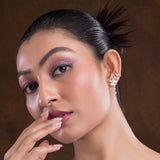 Luxaore Flower leaf earrings for girls and women Luxaore Flower leaf earrings for girls and women