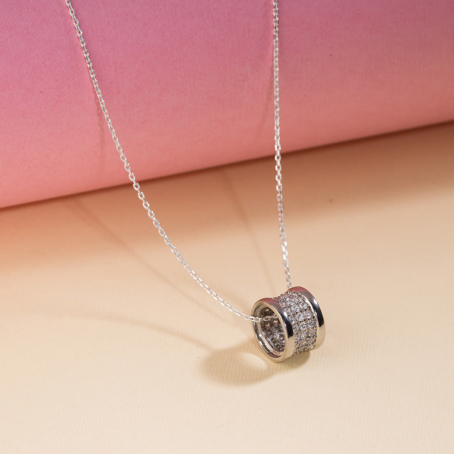 Luxaore Beautiful Pure Silver Necklace for Women Luxaore Beautiful Pure Silver Necklace for Women