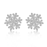 Snowflake Silver Earring For Women Snowflake Silver Earring For Women