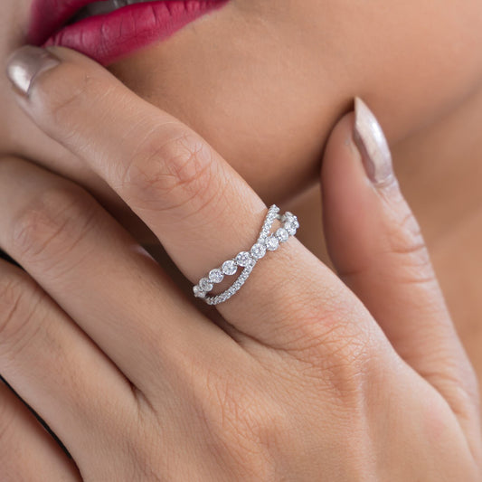 Order Luxaore Silver ring online at low price