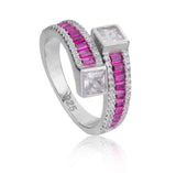 Rhodium-Plated finger ring photo Rhodium-Plated finger ring photo