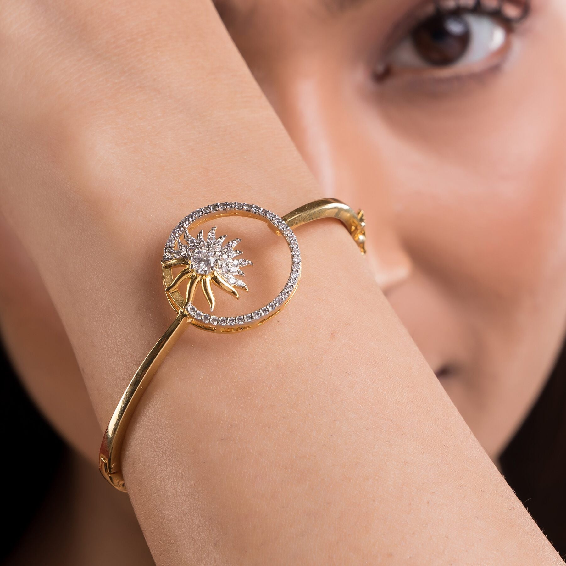 Latest Design Pure Silver Bangle For Women Girls Luxaore