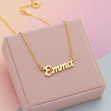 Custom Letter Name Silver Necklace Custom Letter Name Silver Necklace