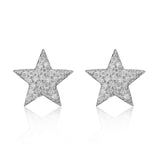 diamond stud star shape earring for girls and women diamond stud star shape earring for girls and women