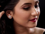 Flower shaped design silver earring for women Flower shaped design silver earring for women