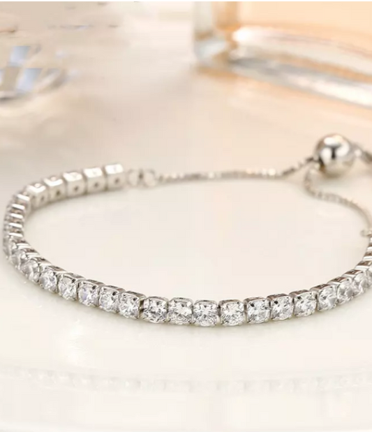Sparkle Belle Silver Bracelet For Women