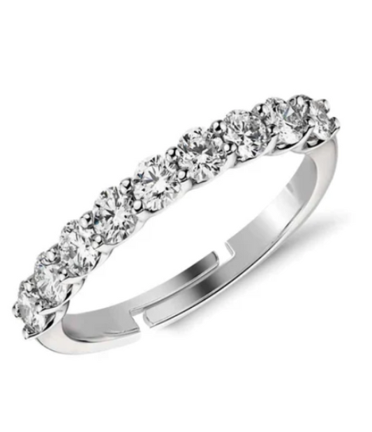 Elite Glow Silver Ring For Women