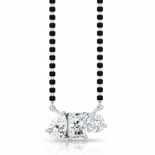 Aura 925 Silver Mangalsutra