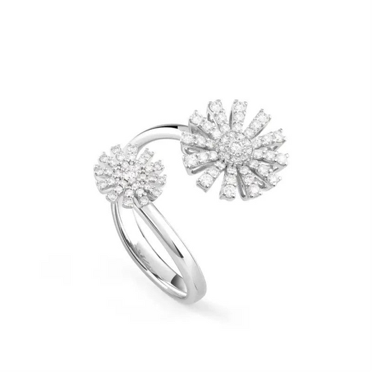 Bloom Bond Sterling Silver Ring for Women