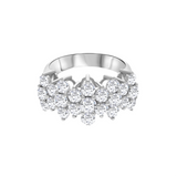 Infinite Halo Sterling Silver Ring for Women