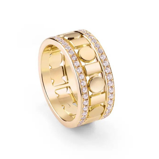 Aurea Band Sterling Silver Ring for Women