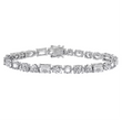 Starry Gleam Sterling Silver Bracelet for Women