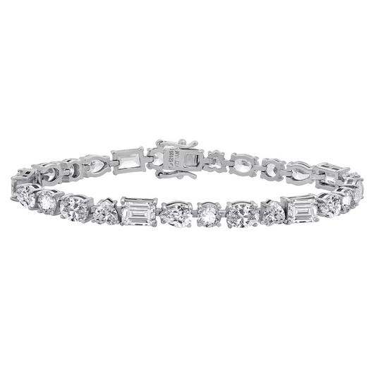 Starry Gleam Sterling Silver Bracelet for Women