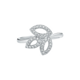 TriLeaf Sterling Silver Ring for Women