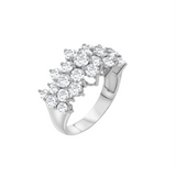 Infinite Halo Sterling Silver Ring for Women
