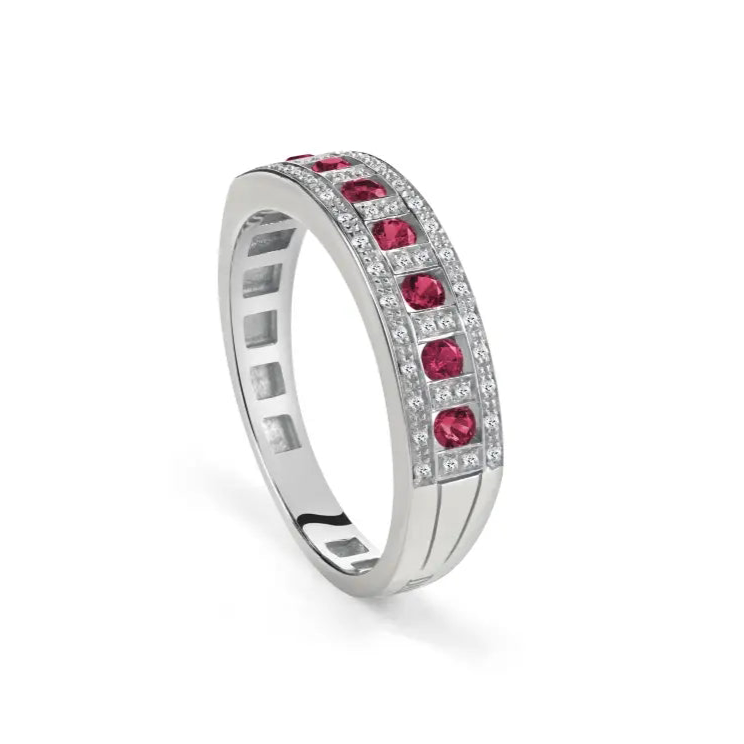 Ballet Bloom Sterling Silver Ring for Women