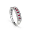 Ballet Bloom Sterling Silver Ring for Women