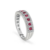 Ballet Bloom Sterling Silver Ring for Women