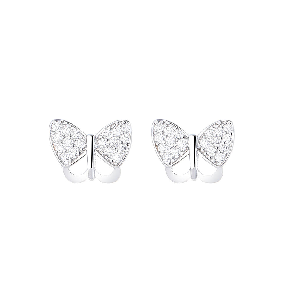 Minimal 92.5 Sterling Silver Earring for Women