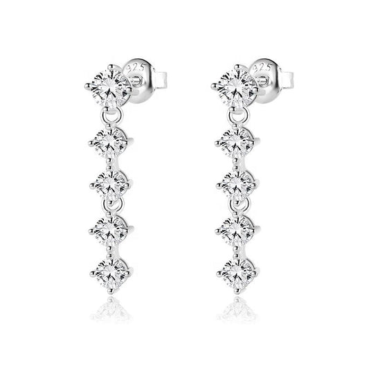 Celeste Bloom Silver Studs