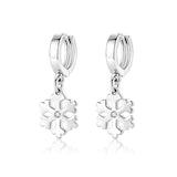 Luna Grace Silver Dangle Earrings