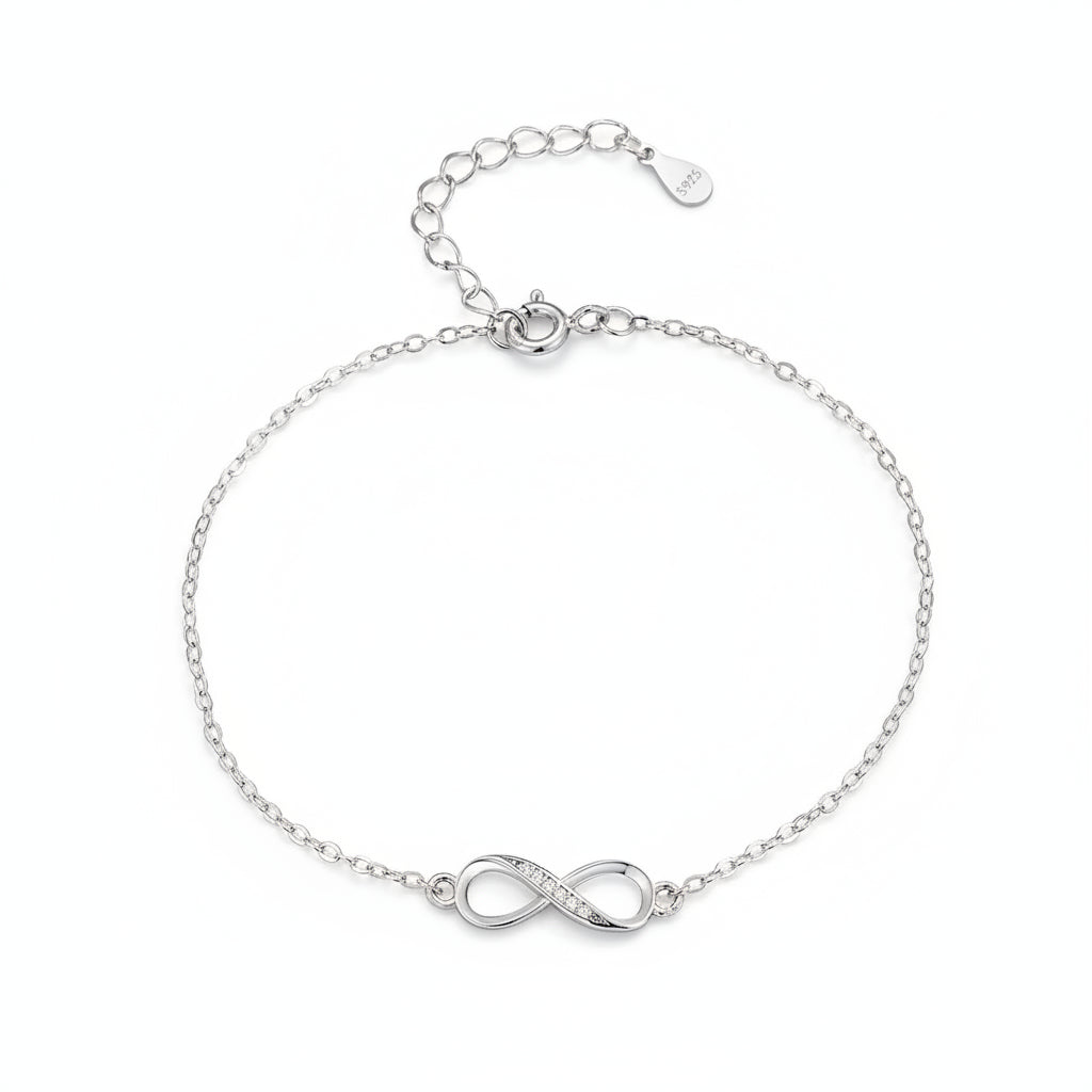 Aeterna Silver Anklet for women 