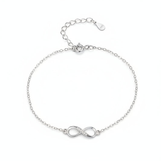 Aeterna Silver Anklet for women 