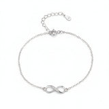Aeterna Silver Anklet for women 