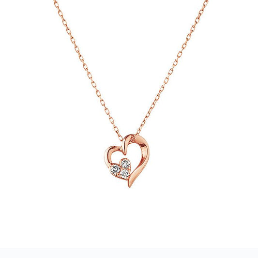 Amour 925 Sterling Silver Necklace For Women 