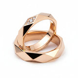 Apex Silver Couple Ring 