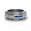 Apex Solitaire Silver Ring for Men 