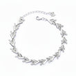 Arrowhead Shimmer Silver Bracelet For Women