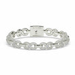 Aura Bezel Men's Silver Bracelet 